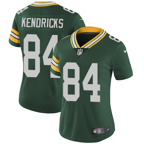 Women's Nike Green Bay Packers #84 Lance Kendricks Green Team Color Vapor Untouchable Elite Player NFL Jersey