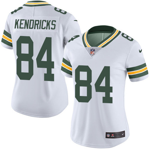 Women's Nike Green Bay Packers #84 Lance Kendricks White Vapor Untouchable Limited Player NFL Jersey