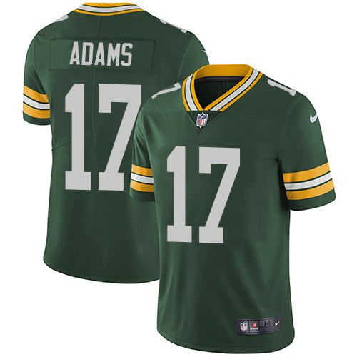 Youth Nike Green Bay Packers #17 Davante Adams Green Team Color Vapor Untouchable Elite Player NFL Jersey