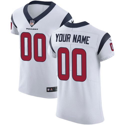 Men's Nike Houston Texans Customized White Vapor Untouchable Custom Elite NFL Jersey