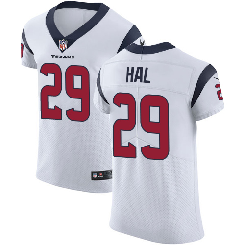 Men's Nike Houston Texans #29 Andre Hal White Vapor Untouchable Elite Player NFL Jersey