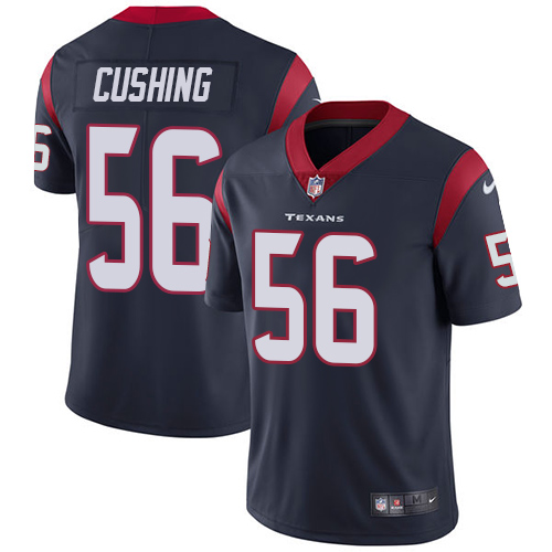 Men's Nike Houston Texans #56 Brian Cushing Navy Blue Team Color Vapor Untouchable Limited Player NFL Jersey
