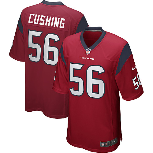 Men's Nike Houston Texans #56 Brian Cushing Game Red Alternate NFL Jersey