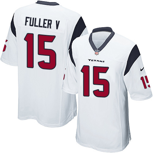Men's Nike Houston Texans #15 Will Fuller V Game White NFL Jersey