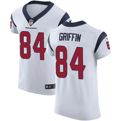Men's Nike Houston Texans #84 Ryan Griffin White Vapor Untouchable Elite Player NFL Jersey