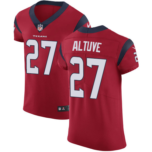Men's Nike Houston Texans #27 Jose Altuve Red Alternate Vapor Untouchable Elite Player NFL Jersey