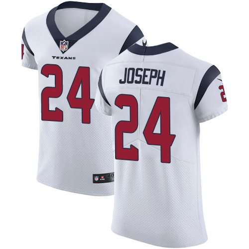 Men's Nike Houston Texans #24 Johnathan Joseph White Vapor Untouchable Elite Player NFL Jersey