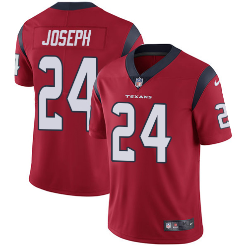 Men's Nike Houston Texans #24 Johnathan Joseph Red Alternate Vapor Untouchable Limited Player NFL Jersey