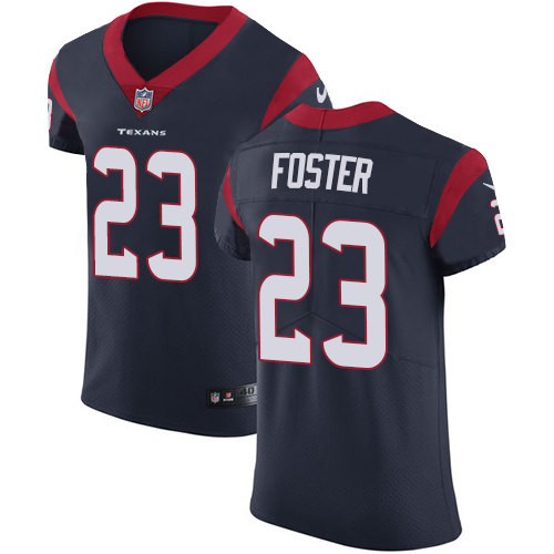 Men's Nike Houston Texans #23 Arian Foster Navy Blue Team Color Vapor Untouchable Elite Player NFL Jersey