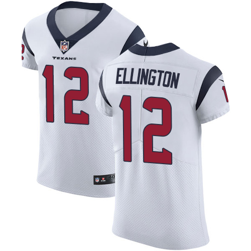 Men's Nike Houston Texans #12 Bruce Ellington White Vapor Untouchable Elite Player NFL Jersey