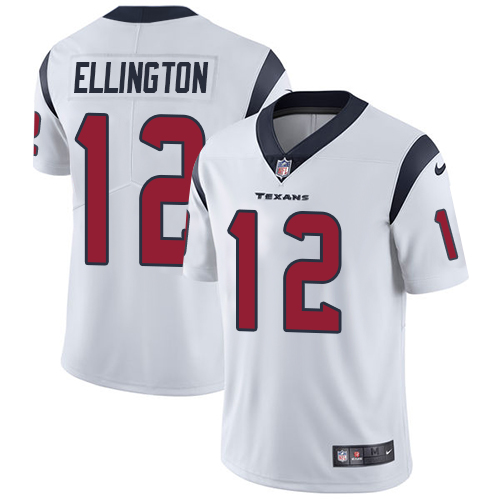Men's Nike Houston Texans #12 Bruce Ellington White Vapor Untouchable Limited Player NFL Jersey