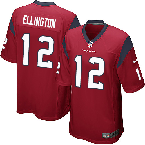 Men's Nike Houston Texans #12 Bruce Ellington Game Red Alternate NFL Jersey