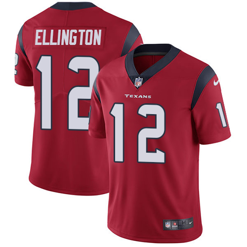 Youth Nike Houston Texans #12 Bruce Ellington Red Alternate Vapor Untouchable Limited Player NFL Jersey