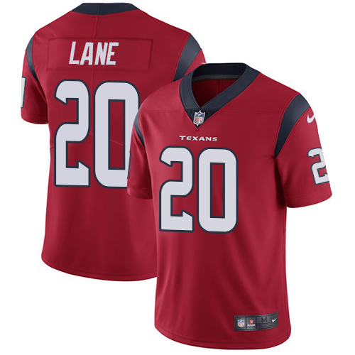 Men's Nike Houston Texans #20 Jeremy Lane Red Alternate Vapor Untouchable Limited Player NFL Jersey