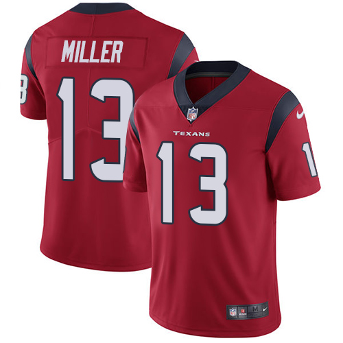 Men's Nike Houston Texans #13 Braxton Miller Red Alternate Vapor Untouchable Limited Player NFL Jersey