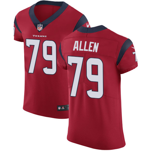 Men's Nike Houston Texans #79 Jeff Allen Red Alternate Vapor Untouchable Elite Player NFL Jersey