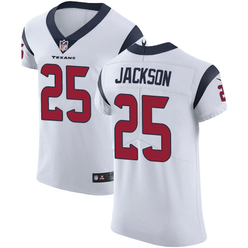 Men's Nike Houston Texans #25 Kareem Jackson White Vapor Untouchable Elite Player NFL Jersey