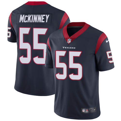 Men's Nike Houston Texans #55 Benardrick McKinney Navy Blue Team Color Vapor Untouchable Limited Player NFL Jersey
