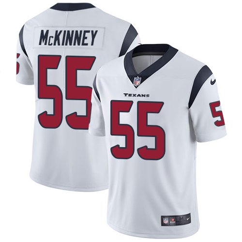 Men's Nike Houston Texans #55 Benardrick McKinney White Vapor Untouchable Limited Player NFL Jersey