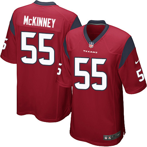 Men's Nike Houston Texans #55 Benardrick McKinney Game Red Alternate NFL Jersey