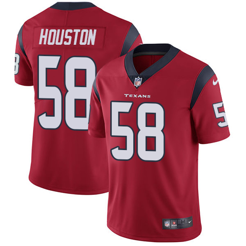 Men's Nike Houston Texans #58 Lamarr Houston Red Alternate Vapor Untouchable Limited Player NFL Jersey