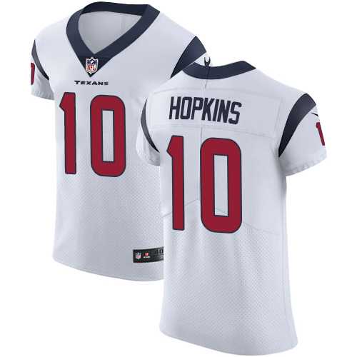 Men's Nike Houston Texans #10 DeAndre Hopkins White Vapor Untouchable Elite Player NFL Jersey