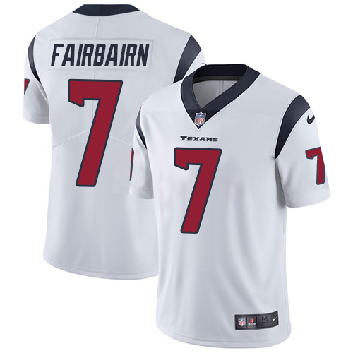 Men's Nike Houston Texans #7 Ka'imi Fairbairn White Vapor Untouchable Limited Player NFL Jersey