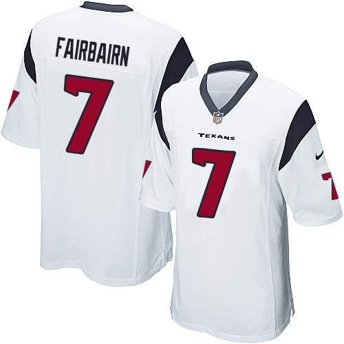 Men's Nike Houston Texans #7 Ka'imi Fairbairn Game White NFL Jersey