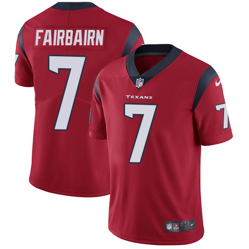Men's Nike Houston Texans #7 Ka'imi Fairbairn Red Alternate Vapor Untouchable Limited Player NFL Jersey