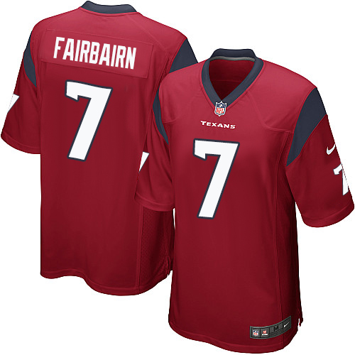 Men's Nike Houston Texans #7 Ka'imi Fairbairn Game Red Alternate NFL Jersey