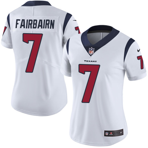 Women's Nike Houston Texans #7 Ka'imi Fairbairn White Vapor Untouchable Elite Player NFL Jersey