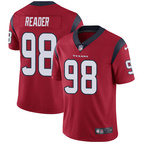 Men's Nike Houston Texans #98 D.J. Reader Red Alternate Vapor Untouchable Limited Player NFL Jersey
