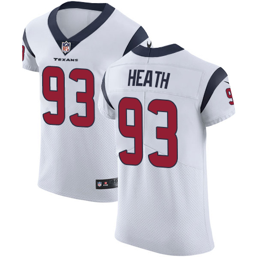 Men's Nike Houston Texans #93 Joel Heath White Vapor Untouchable Elite Player NFL Jersey