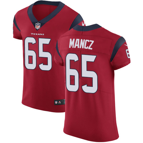 Men's Nike Houston Texans #65 Greg Mancz Red Alternate Vapor Untouchable Elite Player NFL Jersey