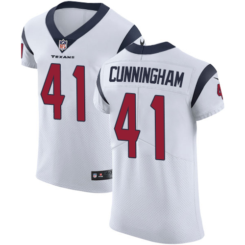 Men's Nike Houston Texans #41 Zach Cunningham White Vapor Untouchable Elite Player NFL Jersey