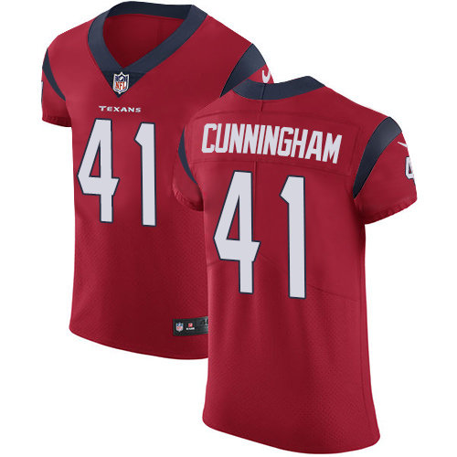 Men's Nike Houston Texans #41 Zach Cunningham Red Alternate Vapor Untouchable Elite Player NFL Jersey