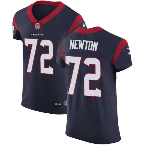 Men's Nike Houston Texans #72 Derek Newton Navy Blue Team Color Vapor Untouchable Elite Player NFL Jersey
