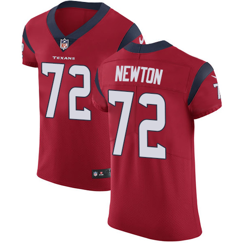 Men's Nike Houston Texans #72 Derek Newton Red Alternate Vapor Untouchable Elite Player NFL Jersey