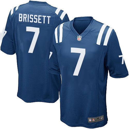Men's Nike Indianapolis Colts #7 Jacoby Brissett Game Royal Blue Team Color NFL Jersey