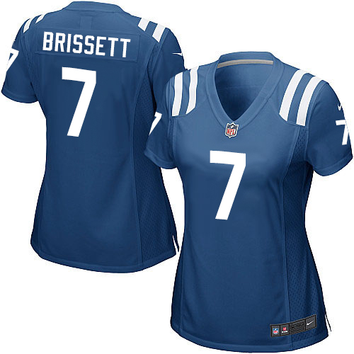 Women's Nike Indianapolis Colts #7 Jacoby Brissett Game Royal Blue Team Color NFL Jersey