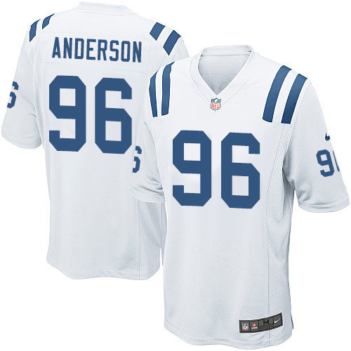 Men's Nike Indianapolis Colts #96 Henry Anderson Game White NFL Jersey