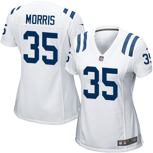 Women's Nike Indianapolis Colts #35 Darryl Morris Game White NFL Jersey