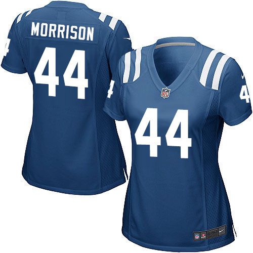 Women's Nike Indianapolis Colts #44 Antonio Morrison Game Royal Blue Team Color NFL Jersey