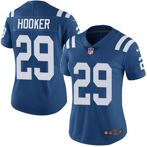 Women's Nike Indianapolis Colts #29 Malik Hooker Royal Blue Team Color Vapor Untouchable Limited Player NFL Jersey