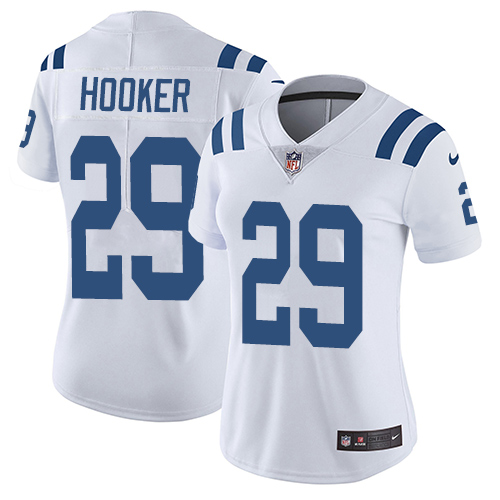 Women's Nike Indianapolis Colts #29 Malik Hooker White Vapor Untouchable Elite Player NFL Jersey