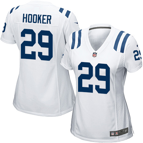 Women's Nike Indianapolis Colts #29 Malik Hooker Game White NFL Jersey