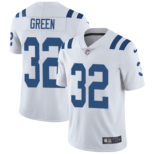 Men's Nike Indianapolis Colts #32 T.J. Green White Vapor Untouchable Limited Player NFL Jersey