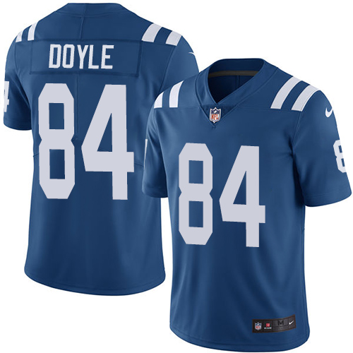 Youth Nike Indianapolis Colts #84 Jack Doyle Royal Blue Team Color Vapor Untouchable Elite Player NFL Jersey