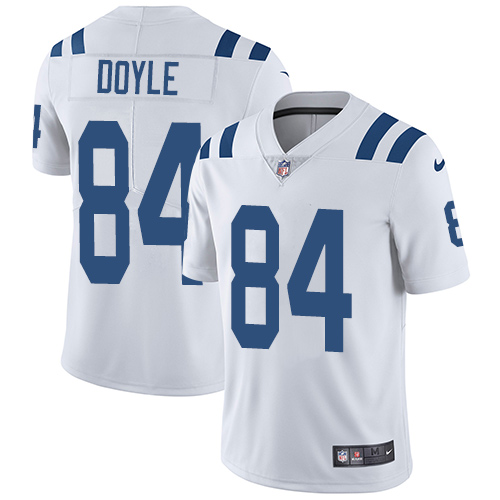 Youth Nike Indianapolis Colts #84 Jack Doyle White Vapor Untouchable Elite Player NFL Jersey