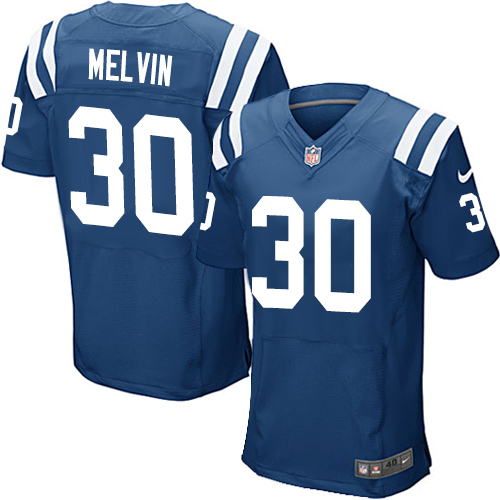 Men's Nike Indianapolis Colts #30 Rashaan Melvin Elite Royal Blue Team Color NFL Jersey